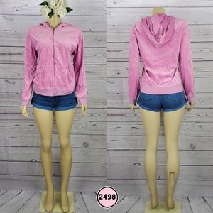 beta house  pink full zip hoodie sweatshirt ( 5 for $20 )